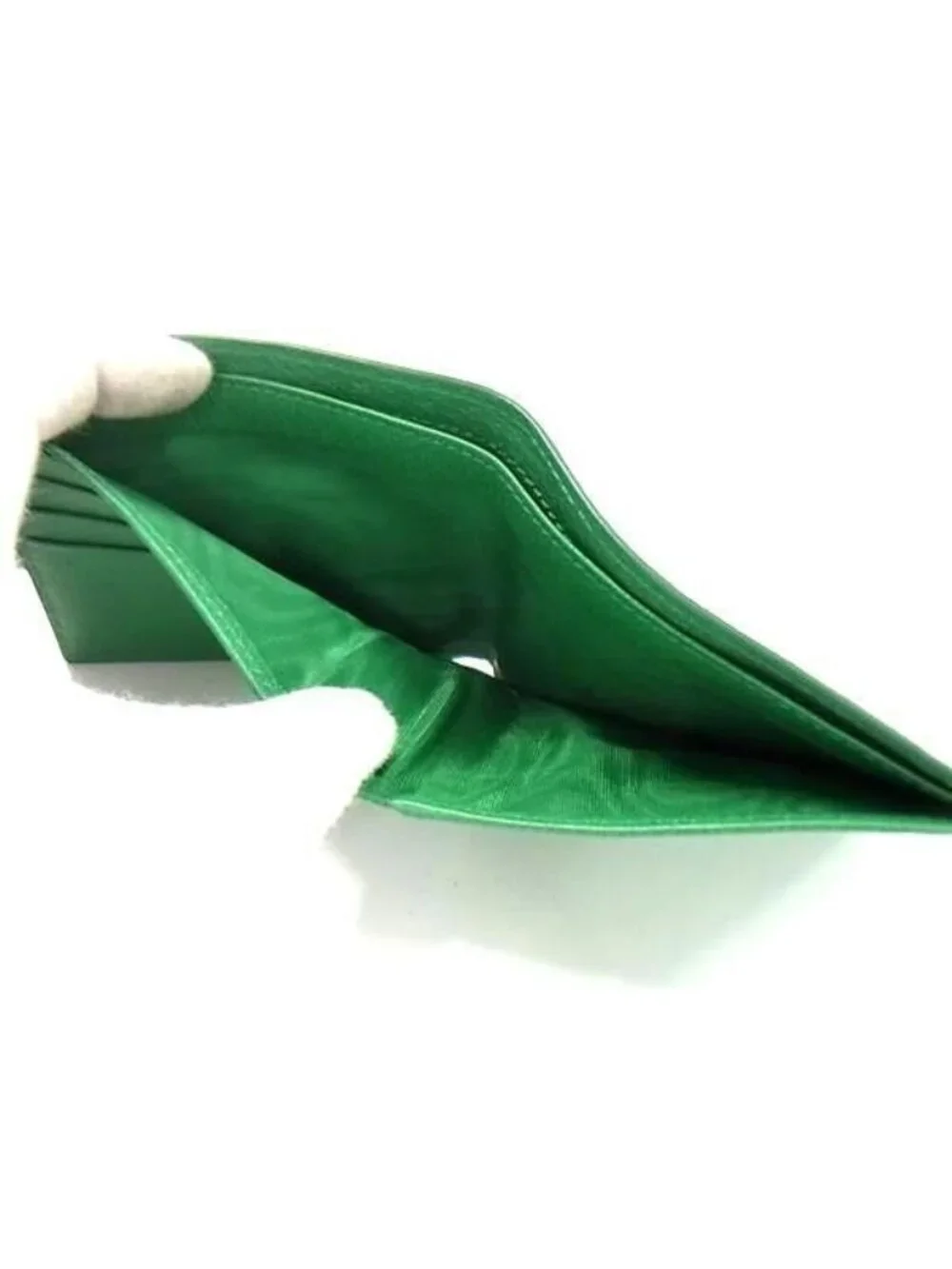 Gucci Bifold Wallet GG Supreme Brown Green Leather - Picture 4 of 5